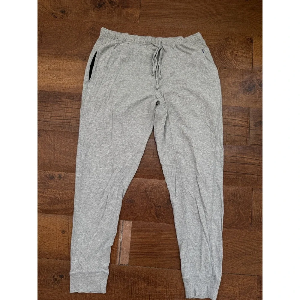 Lot x 2 Polo Ralph Lauren Men's Large Gray Lounge Print Pajama Pants